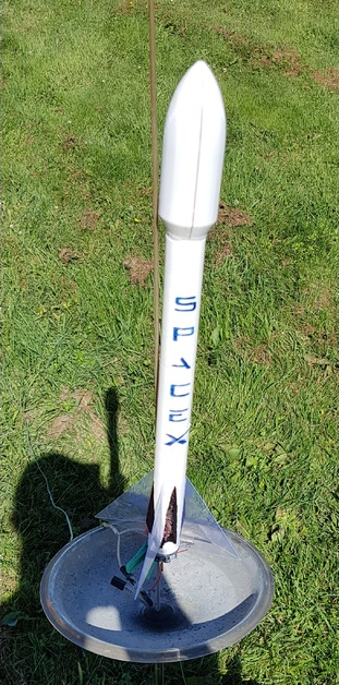 Falcon 9 Model Rocket