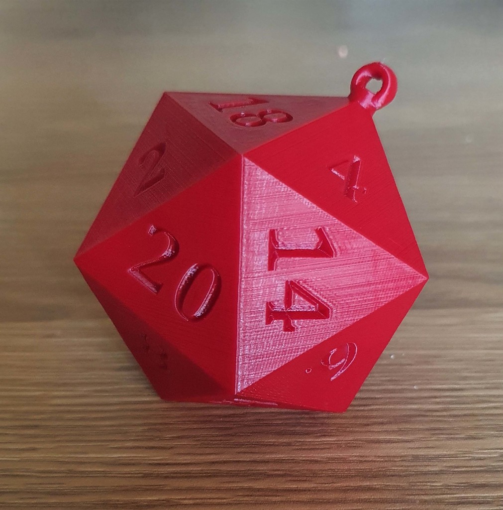 D20 Christmas Tree Bauble