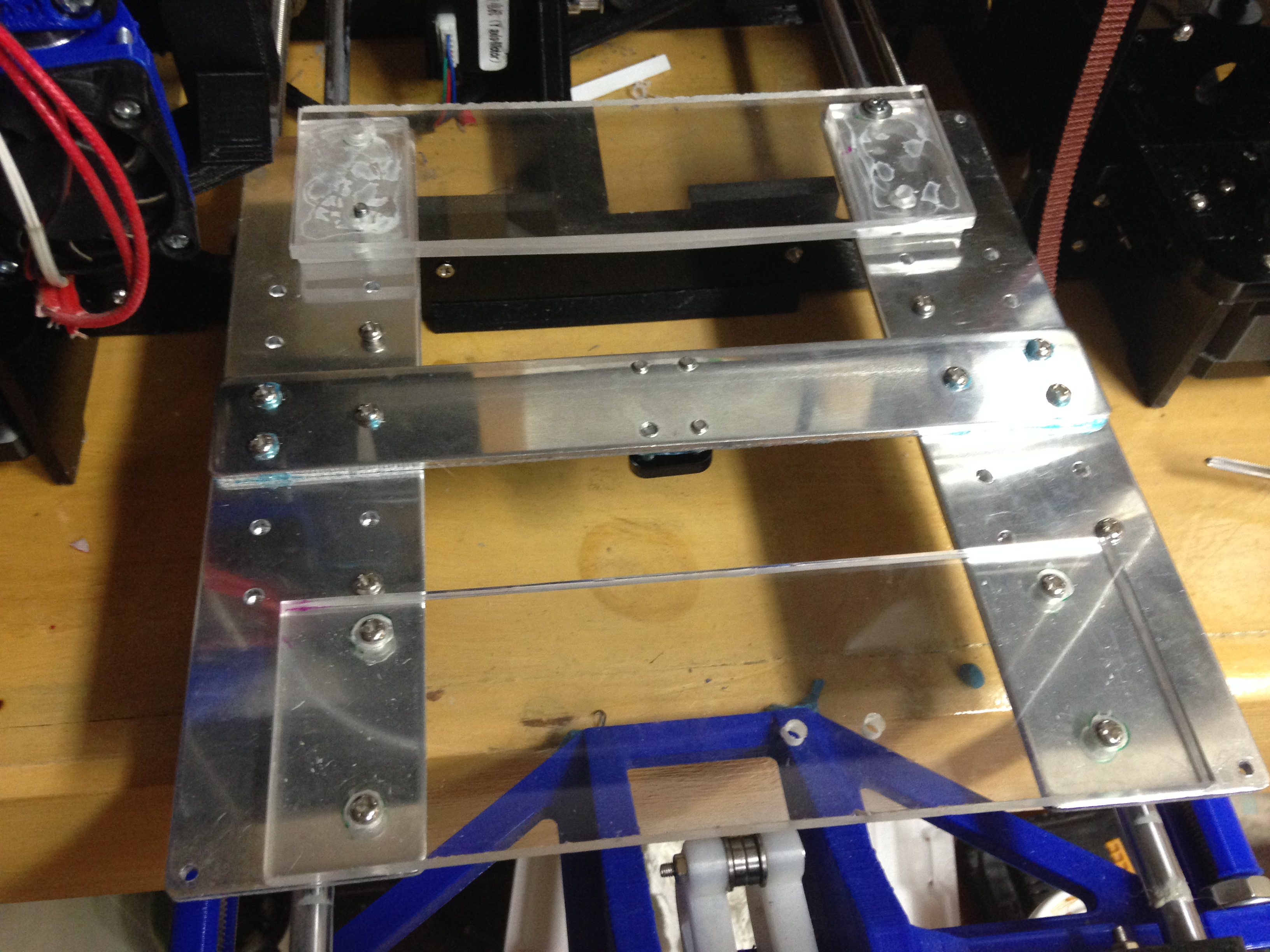 Anet a8 bed frame supports(for cnc upgrade)