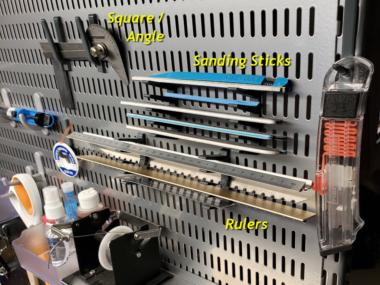 Elfa Utility Board Hooks-Brackets