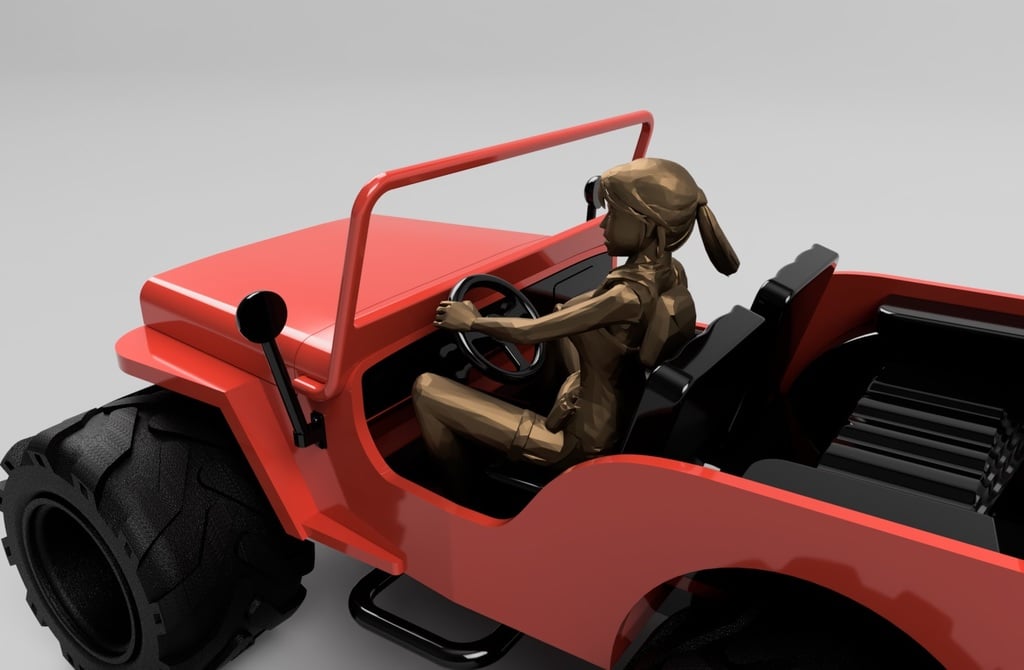Lara Croft - Willys Jeep