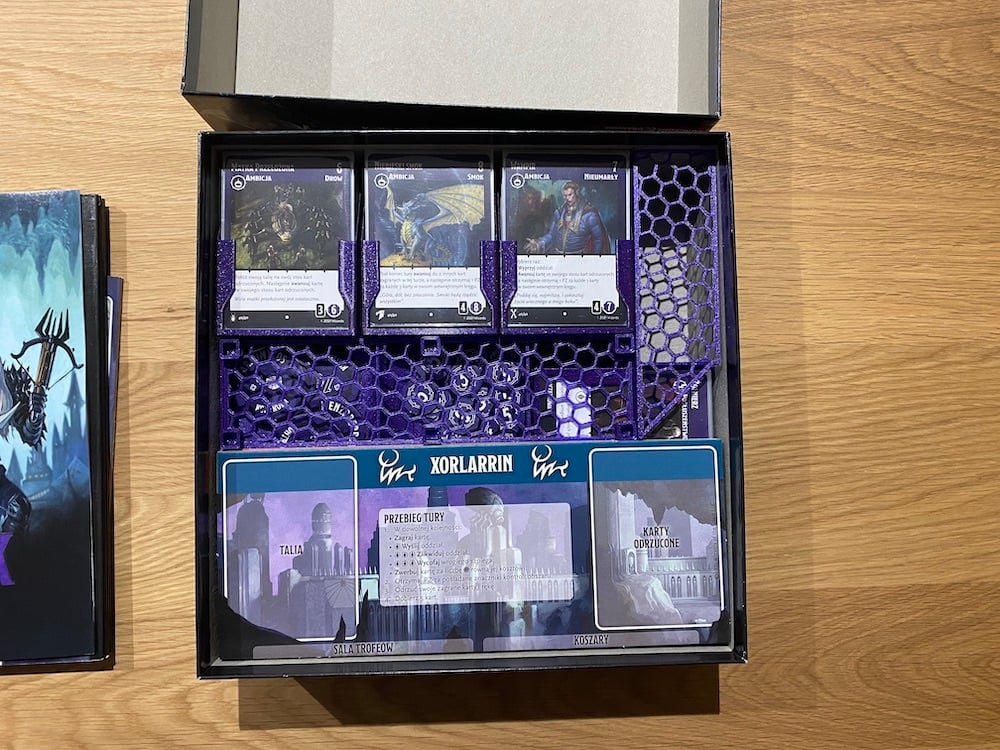 Tyrants of the Underdark second edition - insert for base game with expansion - cards are sleeved