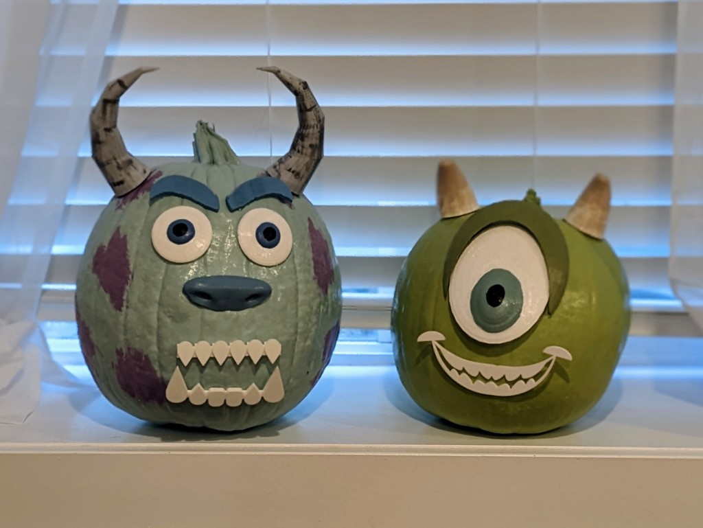 Mike & Sully Jack-o-Lantern Add-ons