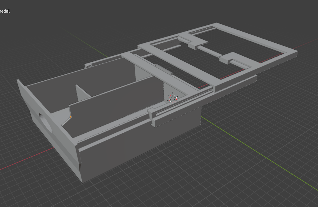 Under desk drawer with extension