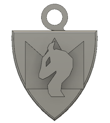 King Arthur Shield Charm