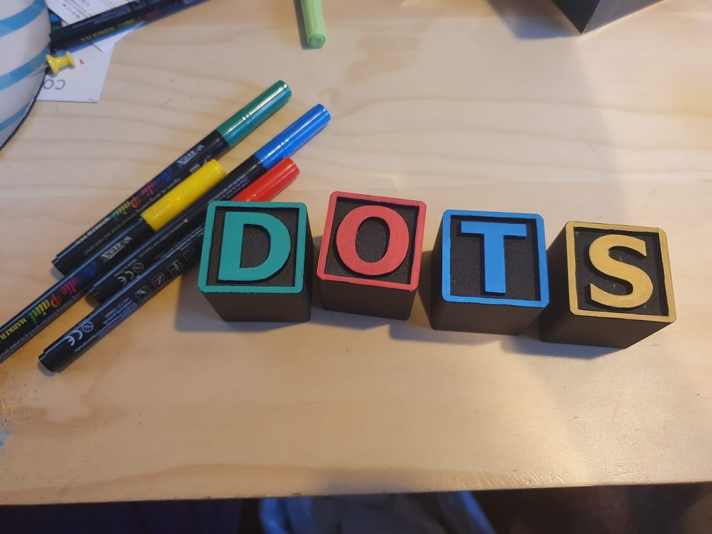 D.O.T.S. Cube and Baby Blocks