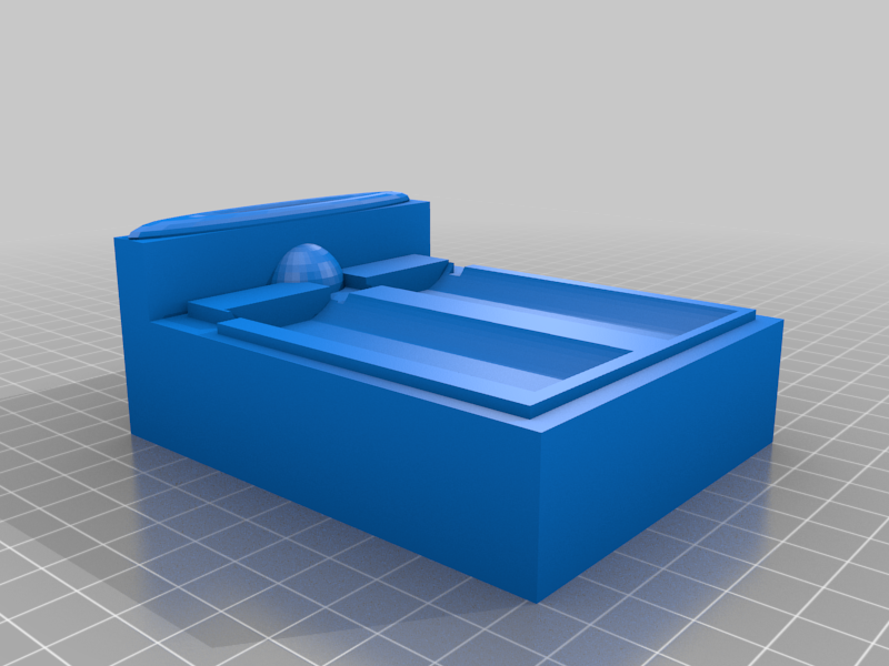 H0 scale bed