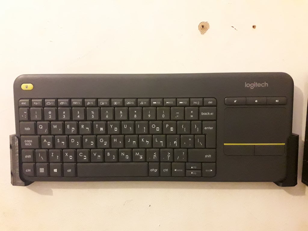 wall mount for logitech K400+ keyboard