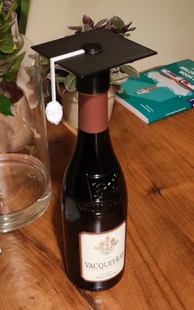 Wine Bottle Graduation Cap 