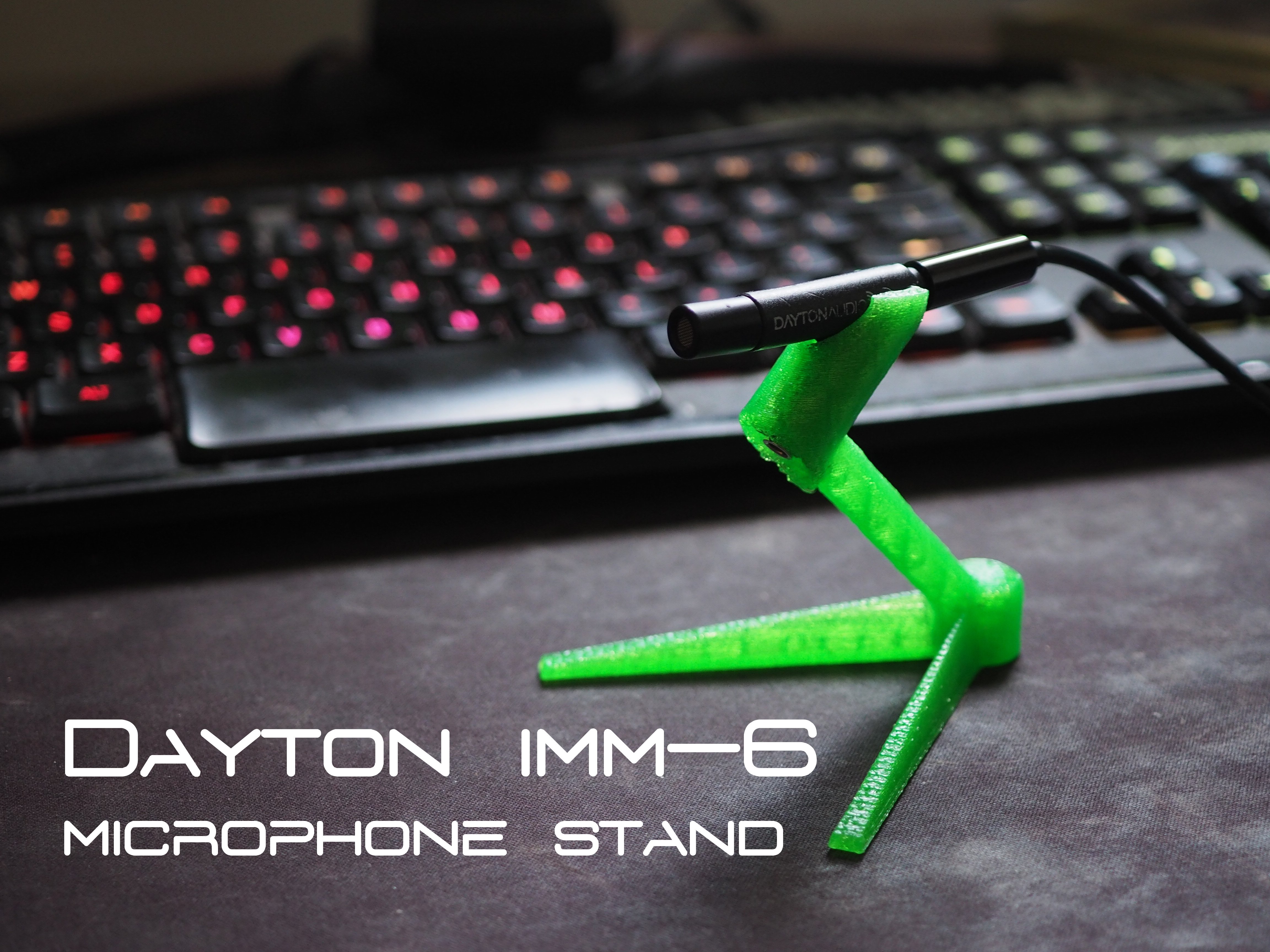 Dayton iMM-6 Measurement Microphone Stand / Tripod Mount