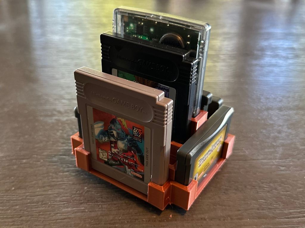 GameBoy Spinning Cartridge Stand