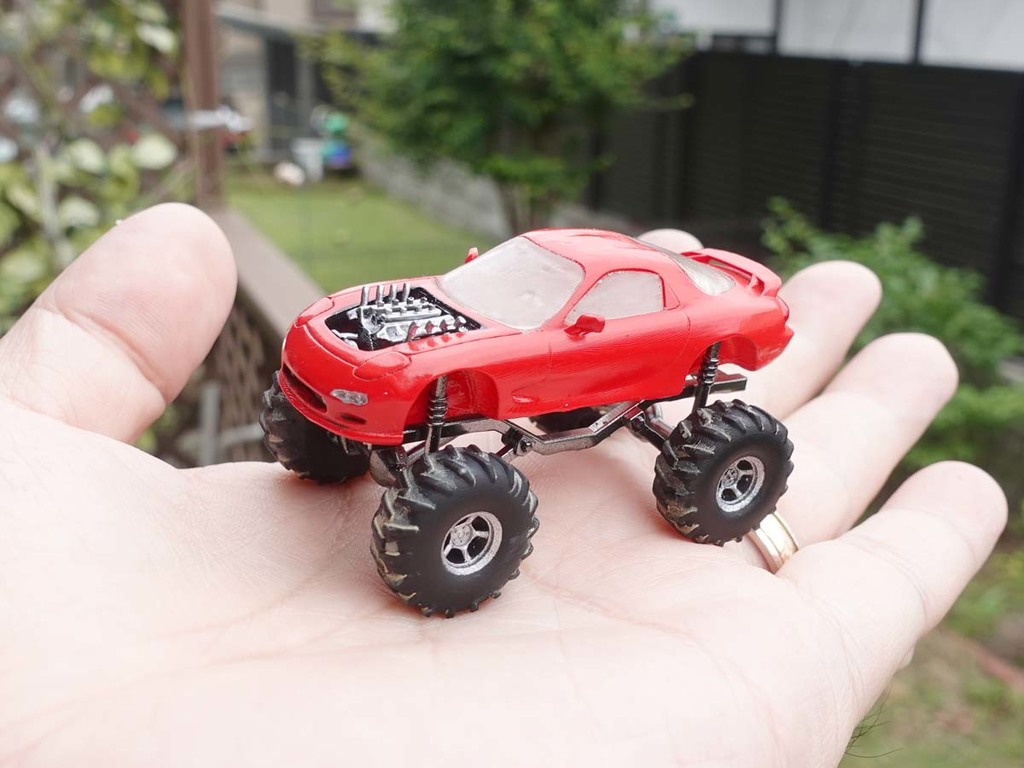 Mazda RX-7 monster truck bigfoot