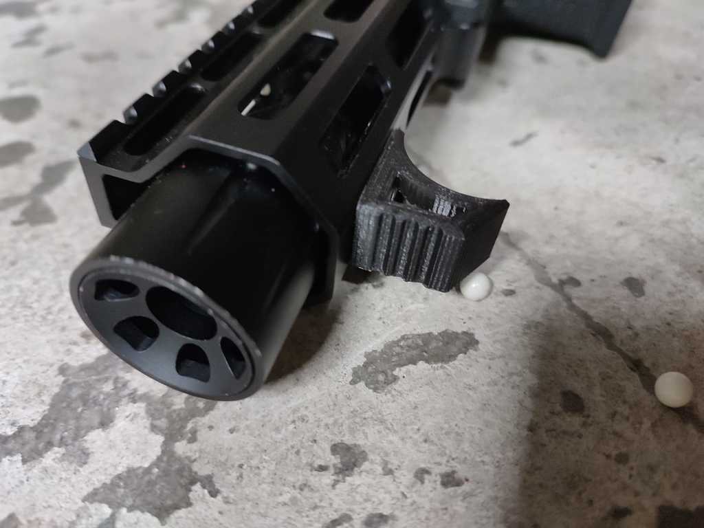 M-Lok Fingerstop for airsoft