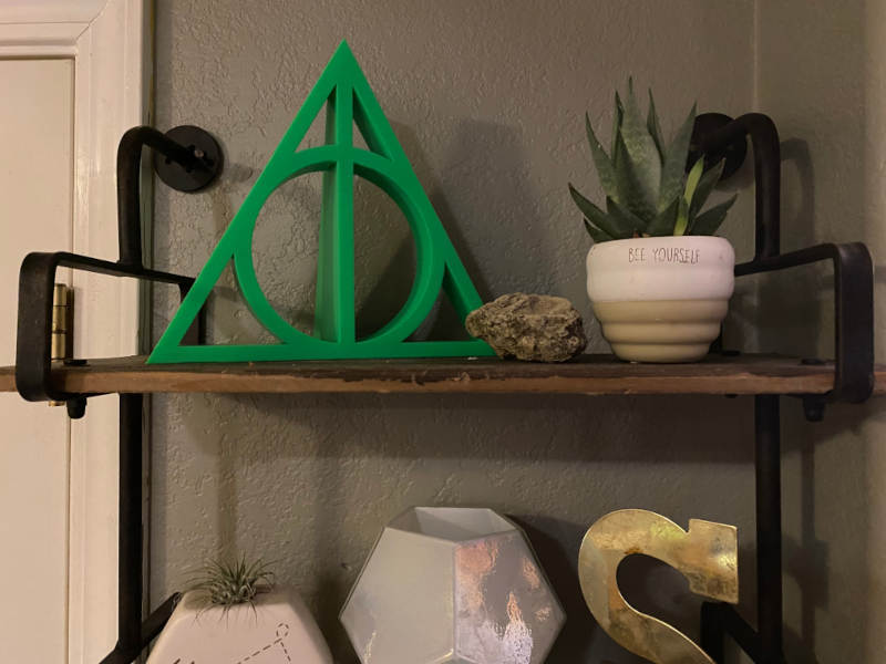 Freestanding Deathly Hallows Logo from Harry Potter