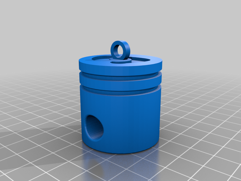 Piston Model Key Chain