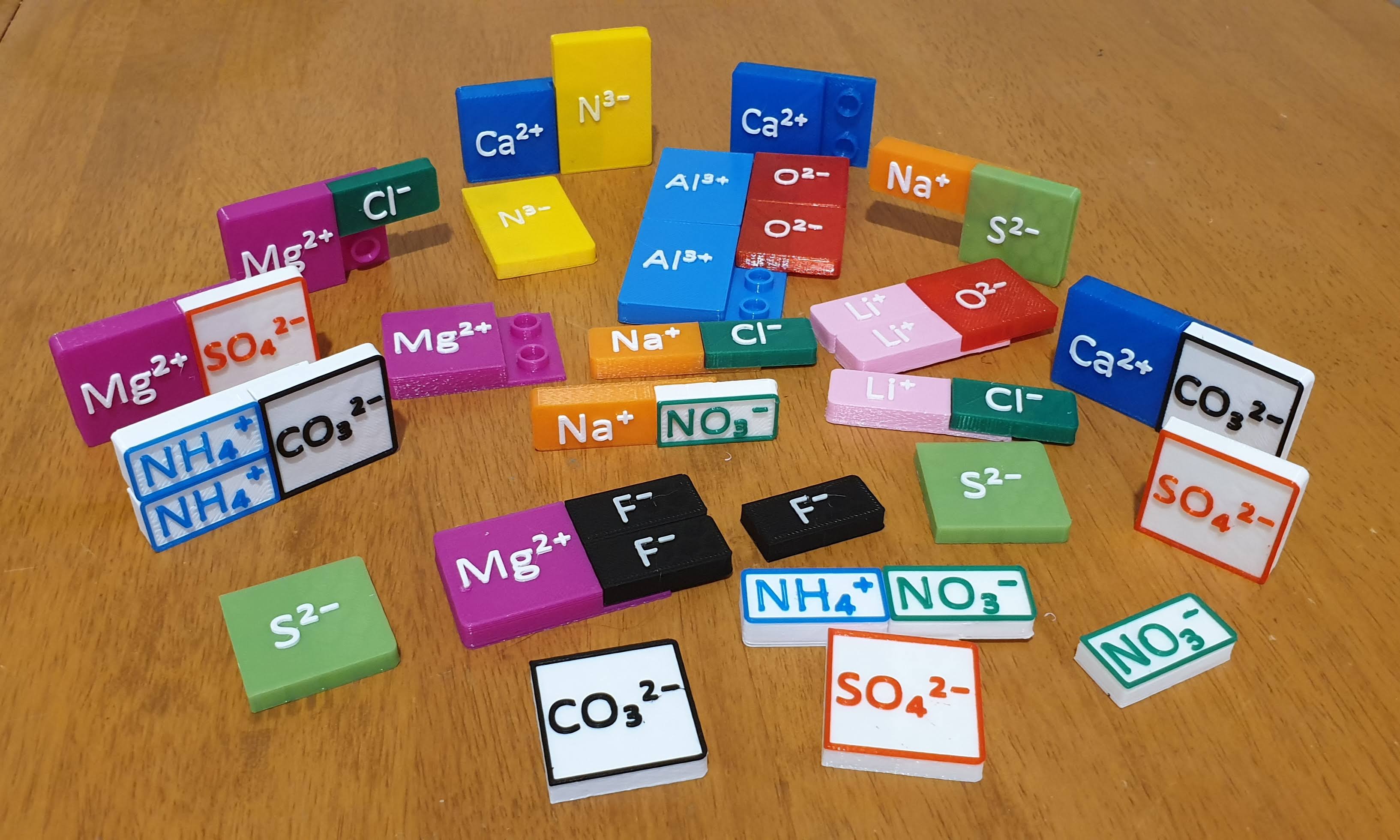Snappable Ion Blocks for Teaching Chemistry