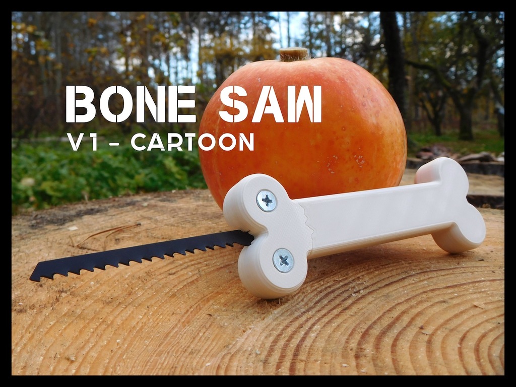 Pumpkin-Carving "Bone Saw" (Cartoon)