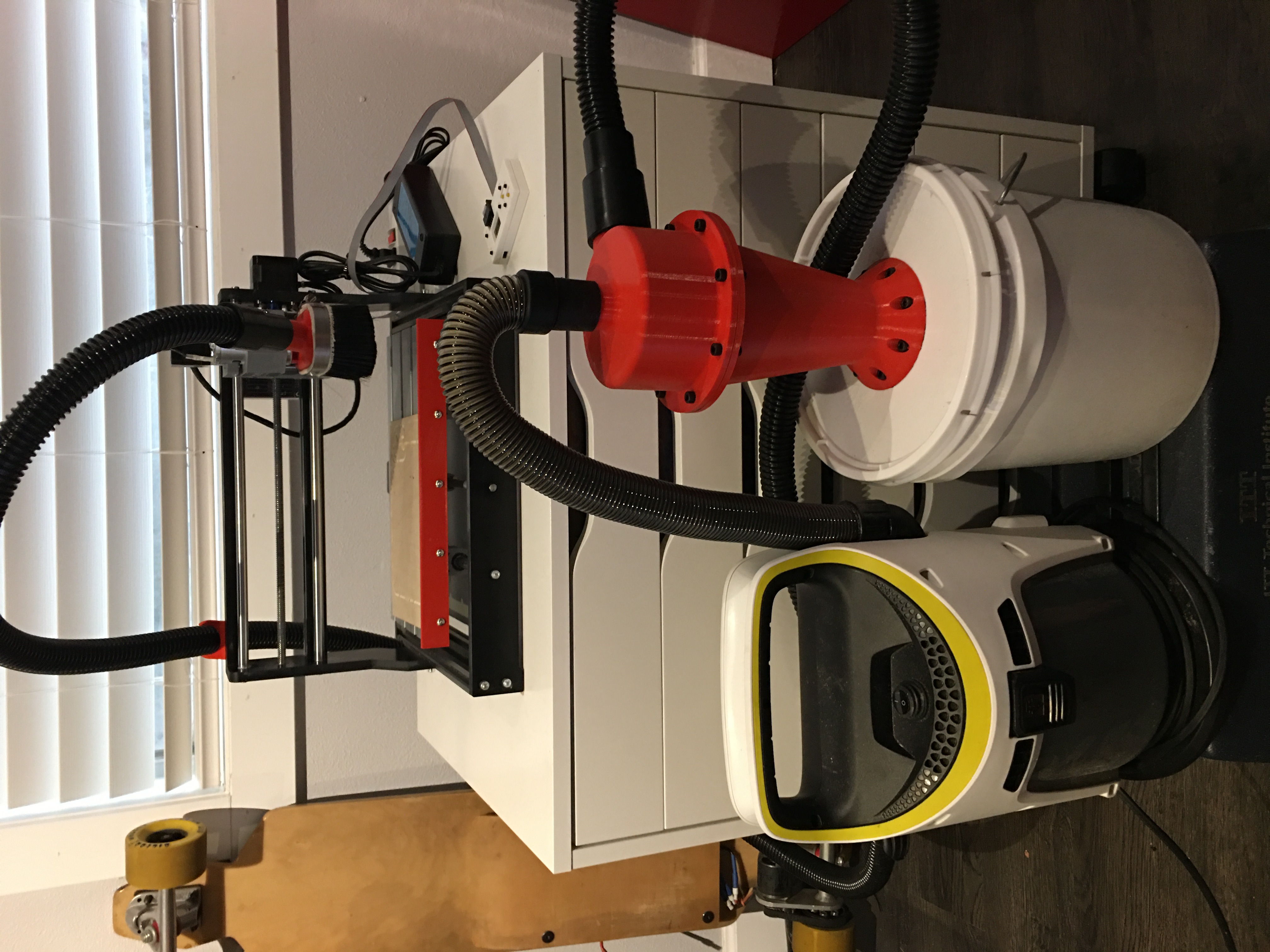 CNC Vacuum Shoe with Cyclone Dust Separator