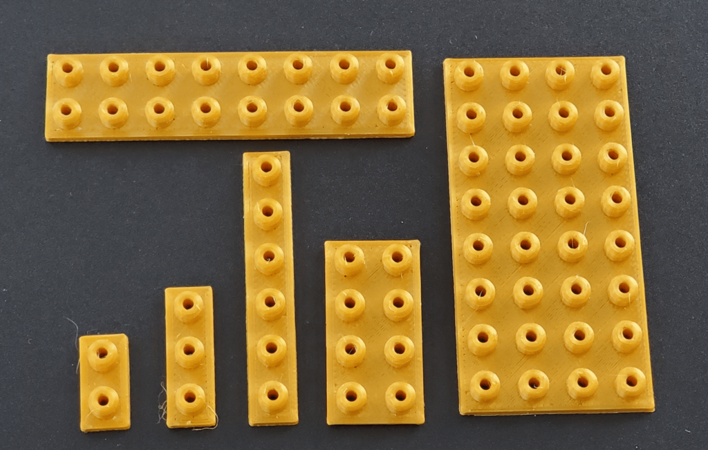 Montini Building Bricks Male Plates (Lego Compatible) 