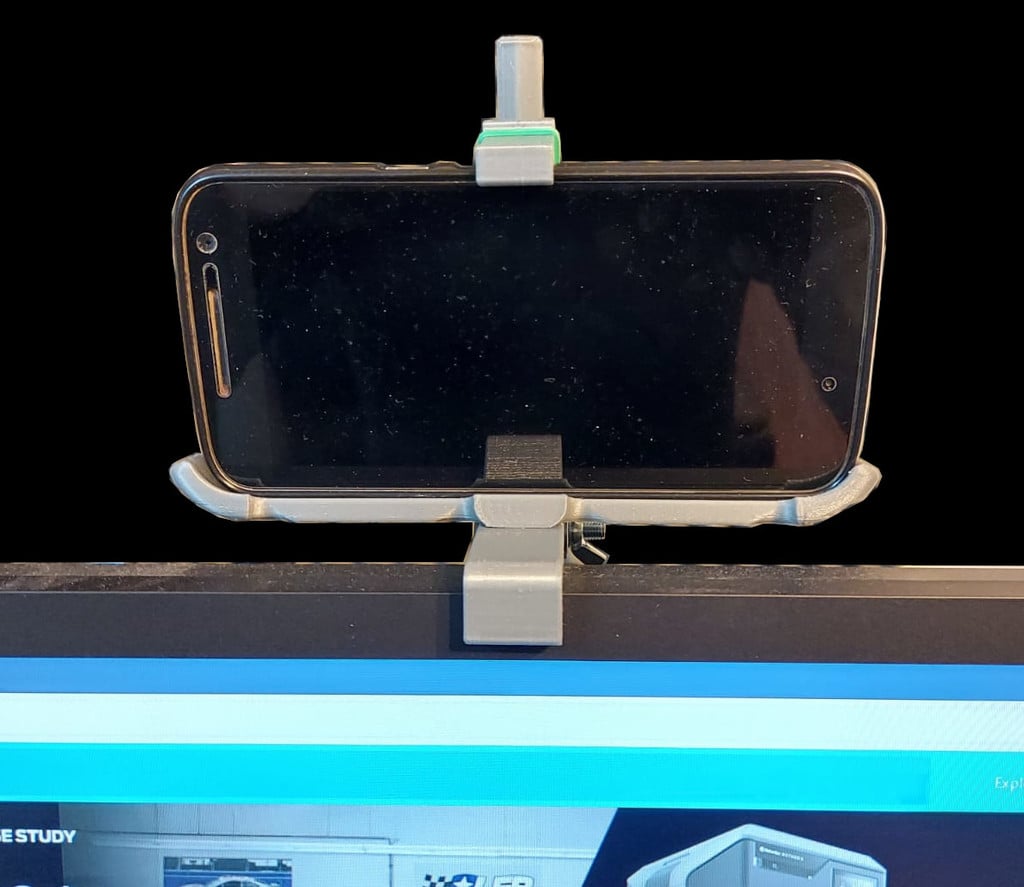 Monitor phone mount