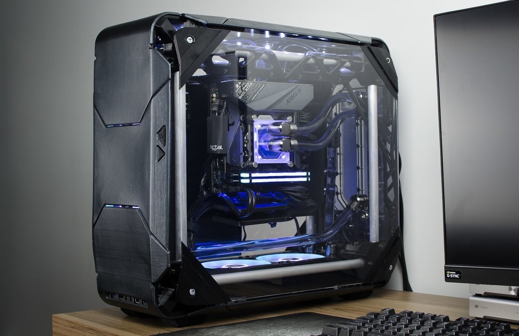 3D Printed Watercooled PC Case