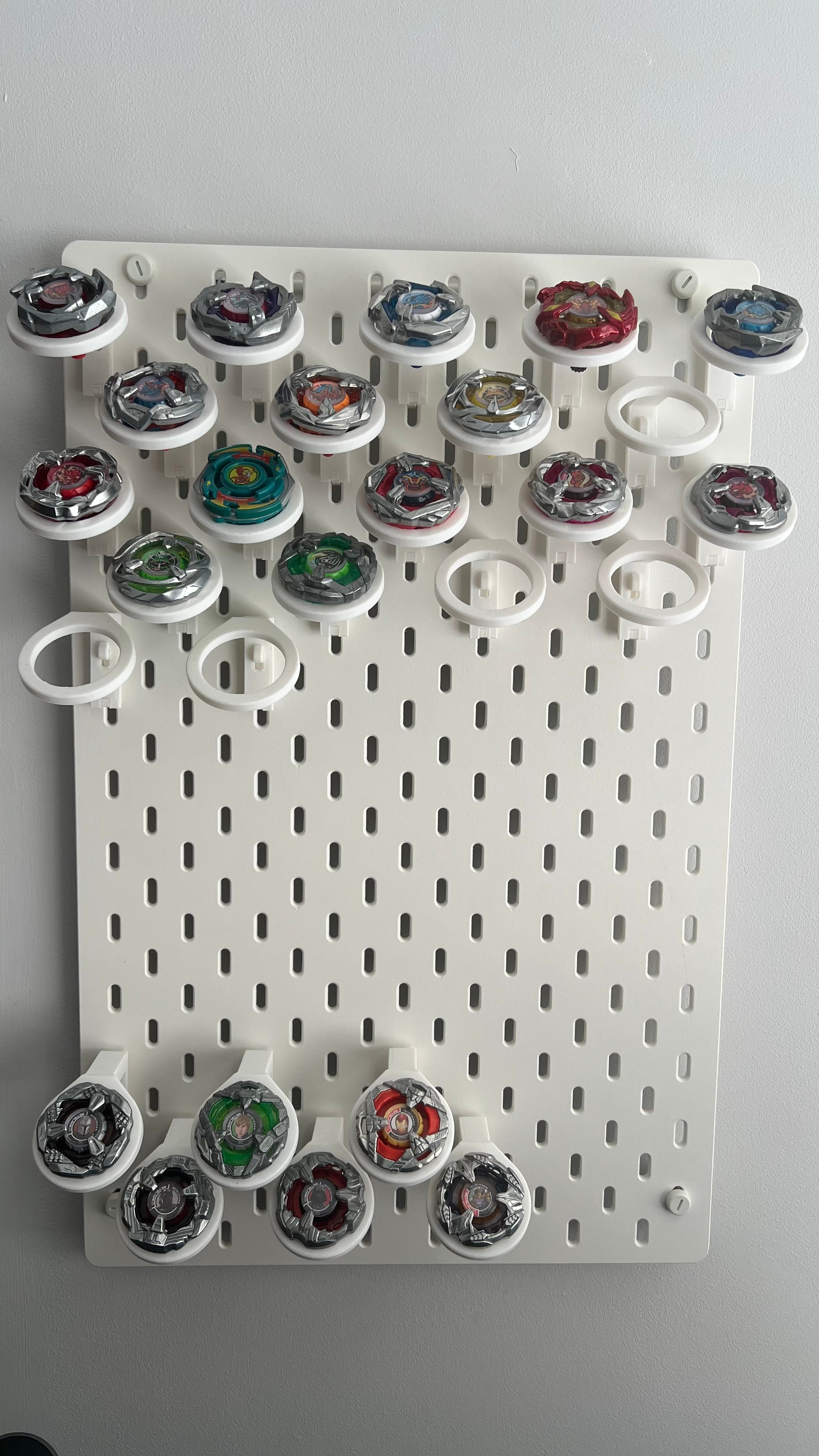 Skadis Peg board Beyblade X display/Storage hook