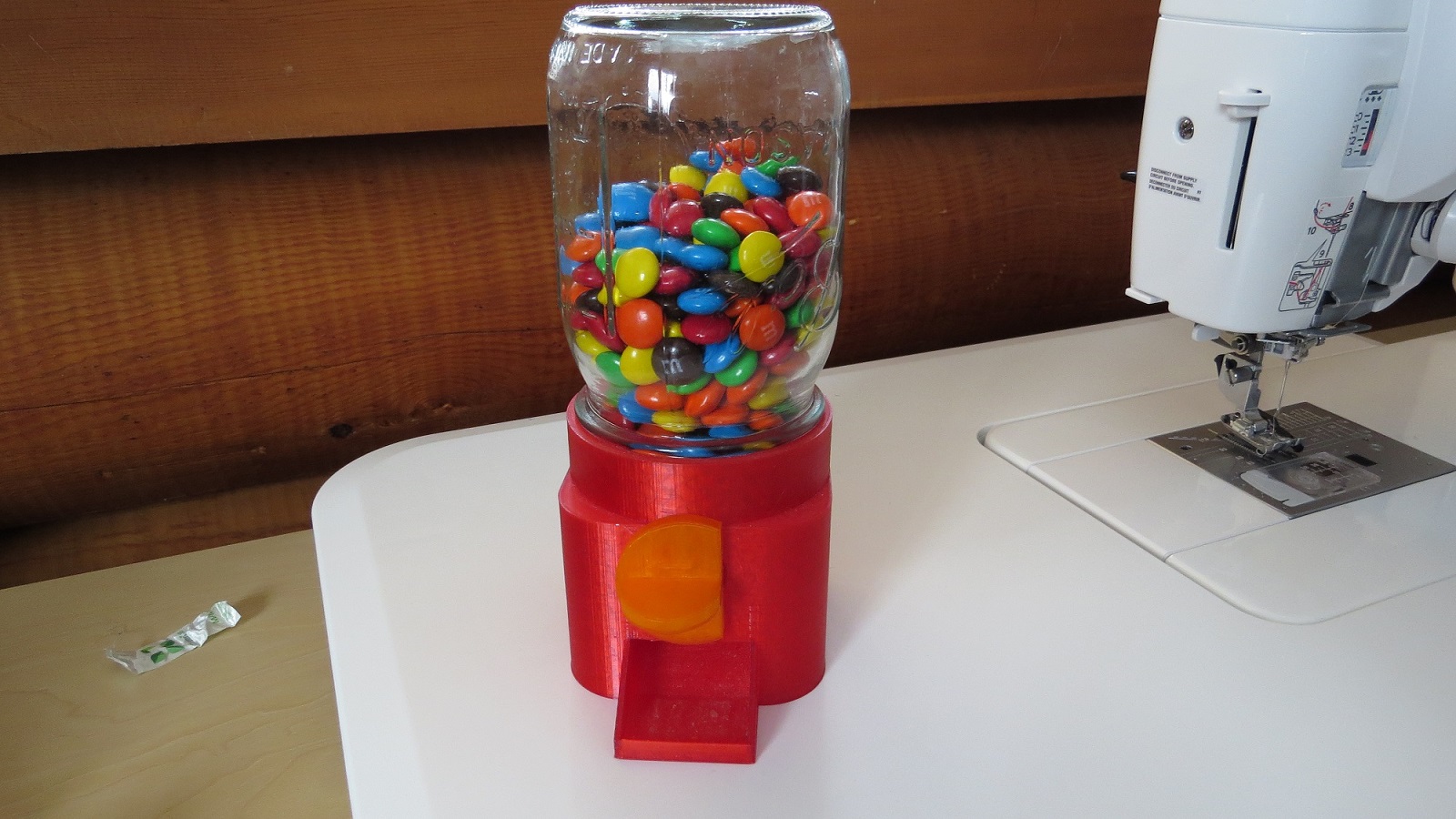 M&M machine - Mason Jar