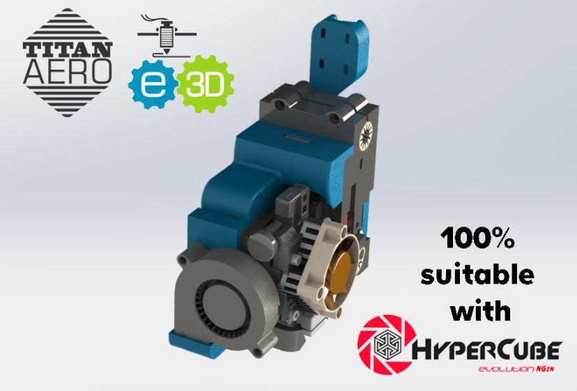 Titan Aero head hot swap for Hypercube Evolution NGEN