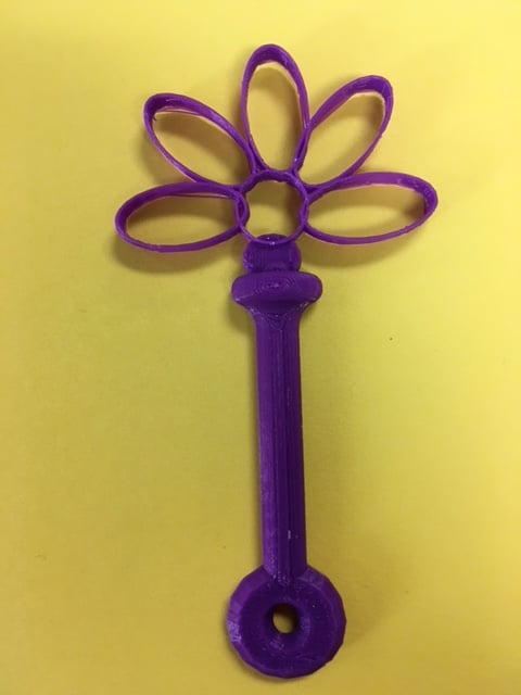Bubble wand flower