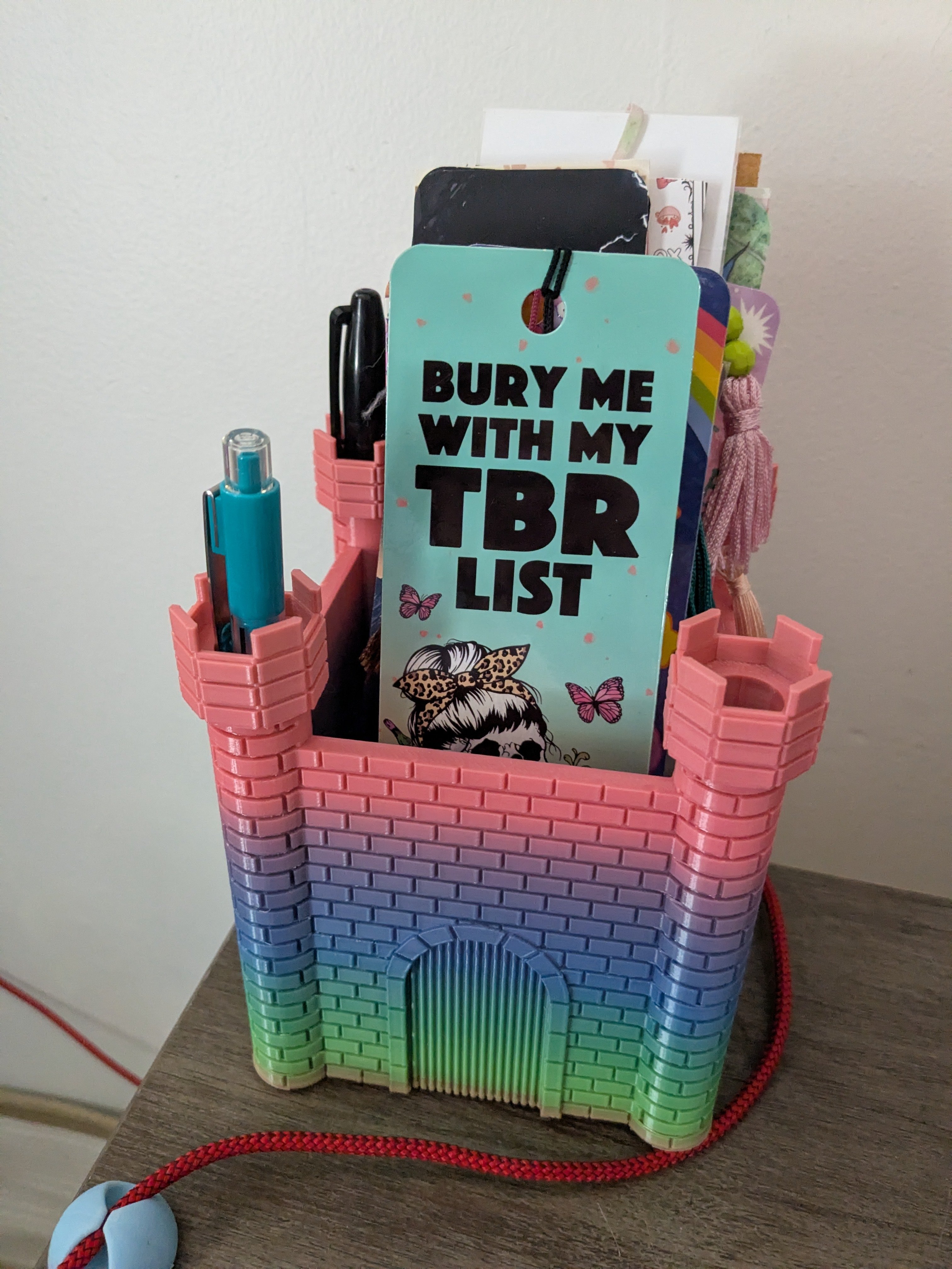 Castle Bookmark and Pen Holder