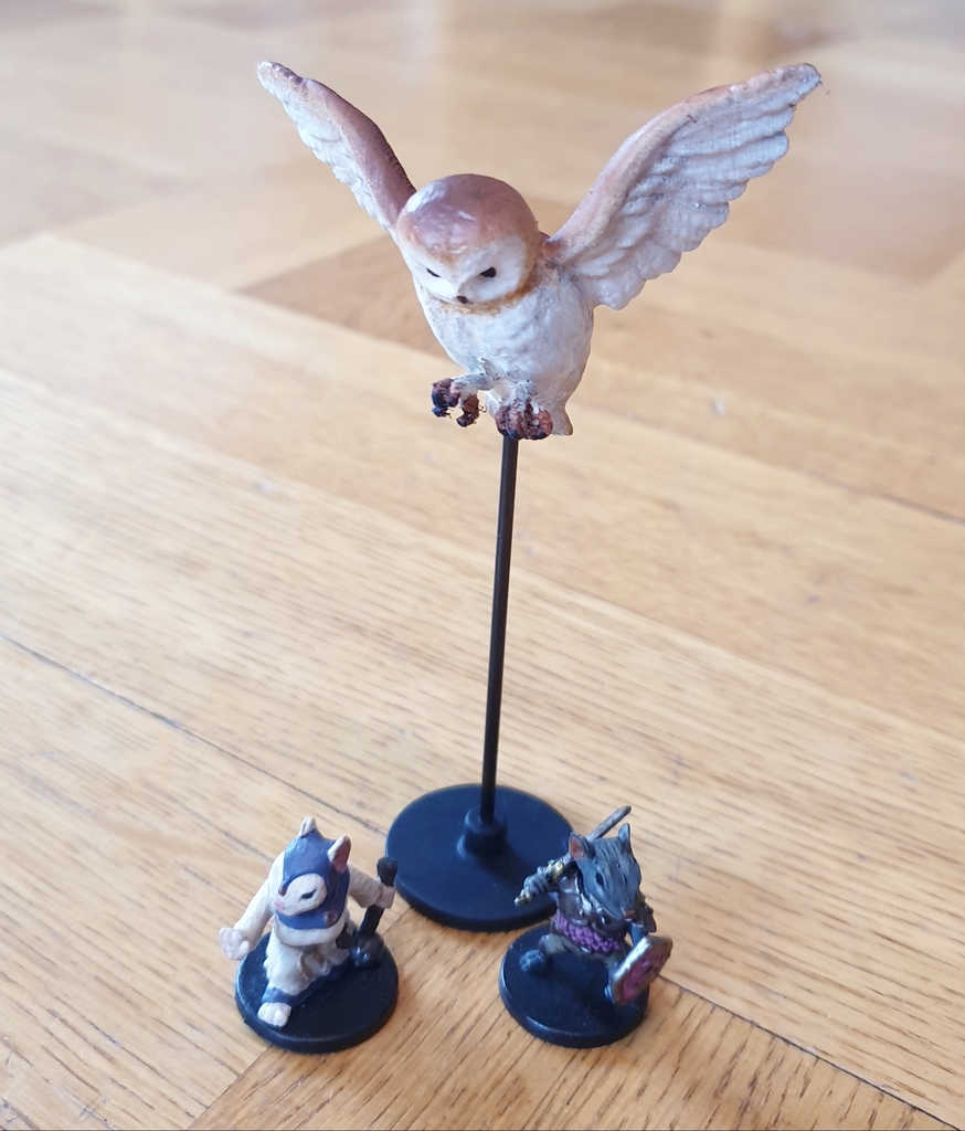Owl with base (Mice & Mystics)