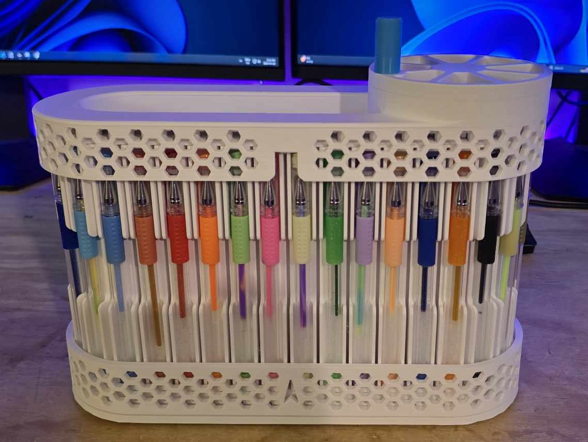 Chain Drive Gel Pen storage unit
