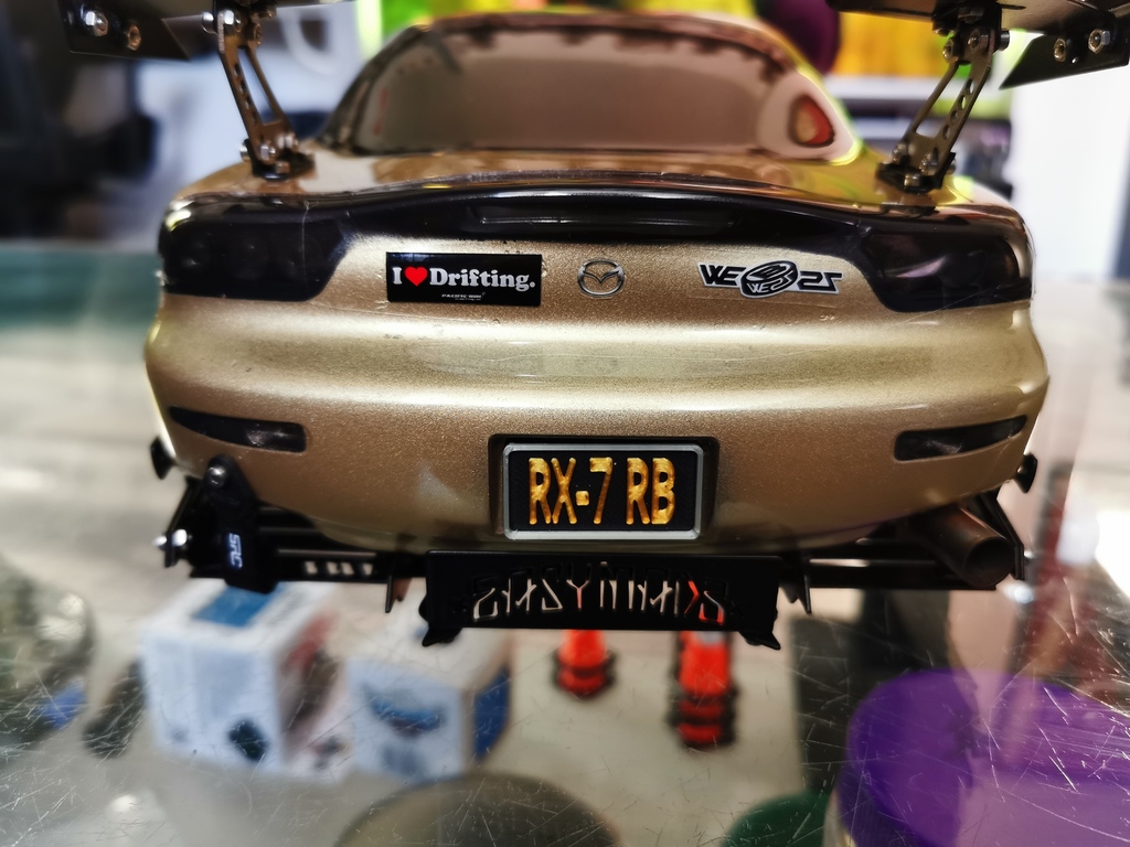 License plate RC 1:10
