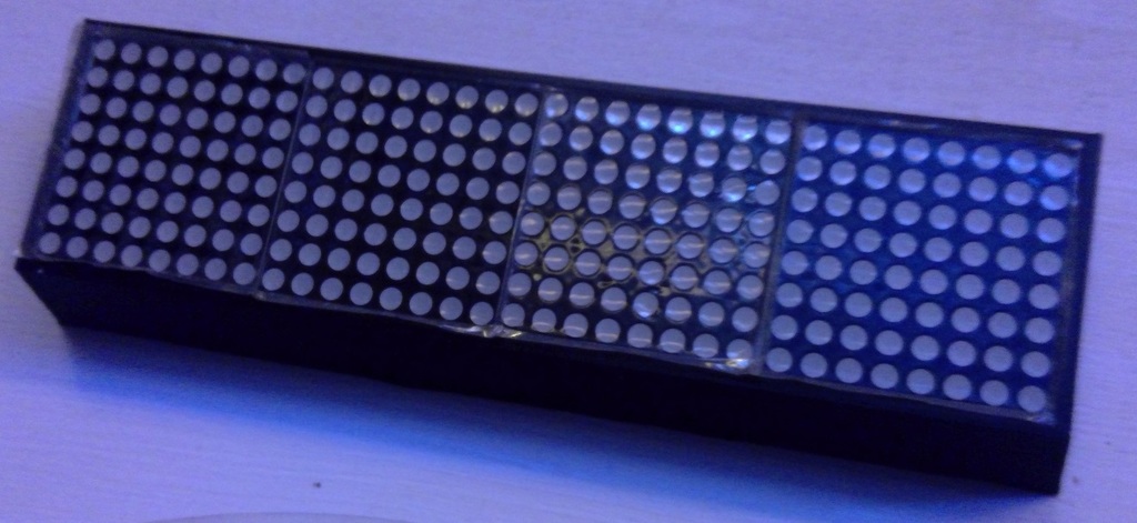 LED Matrix x4 holder