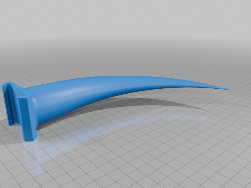 Simple but BIIIIIG horns for headphones (40mm long grip)