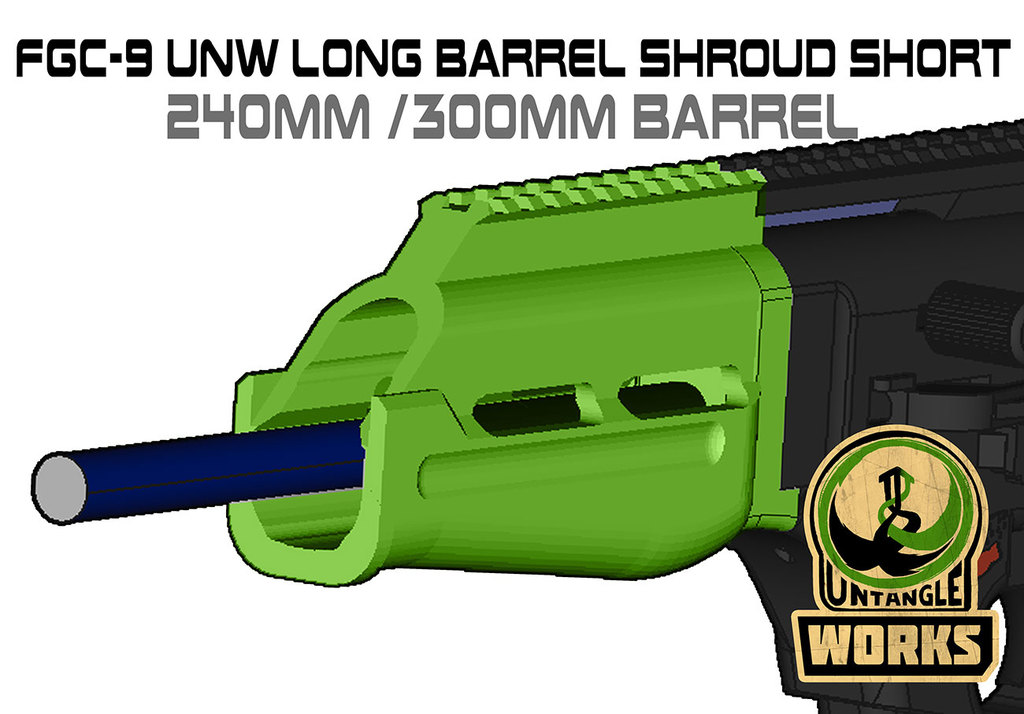 FGC-9 UNW Long barrel Short shroud set