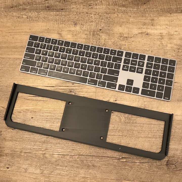 Apple Magic Keyboard mount with electronic module mount 