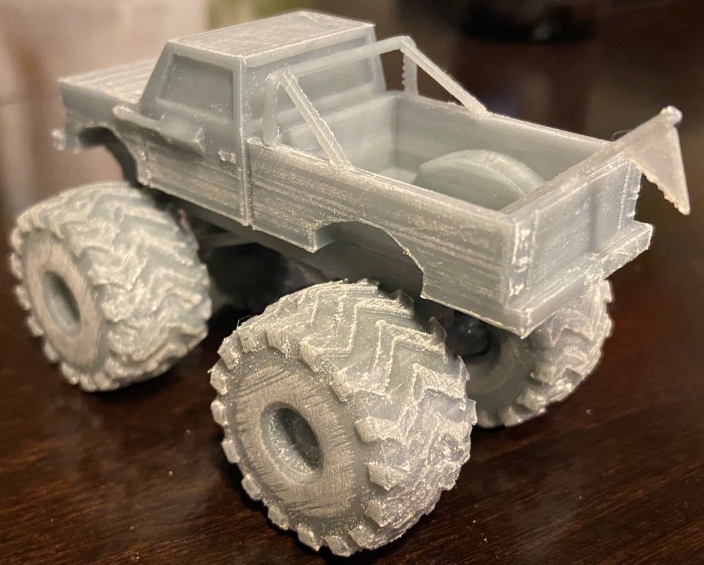 Hammerhead Twisted Metal 1 easy print 3D model in 1/64 scale (Hot Wheels size)