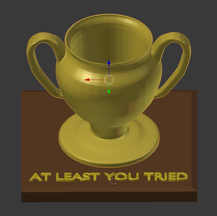 At Least You Tried Trophy