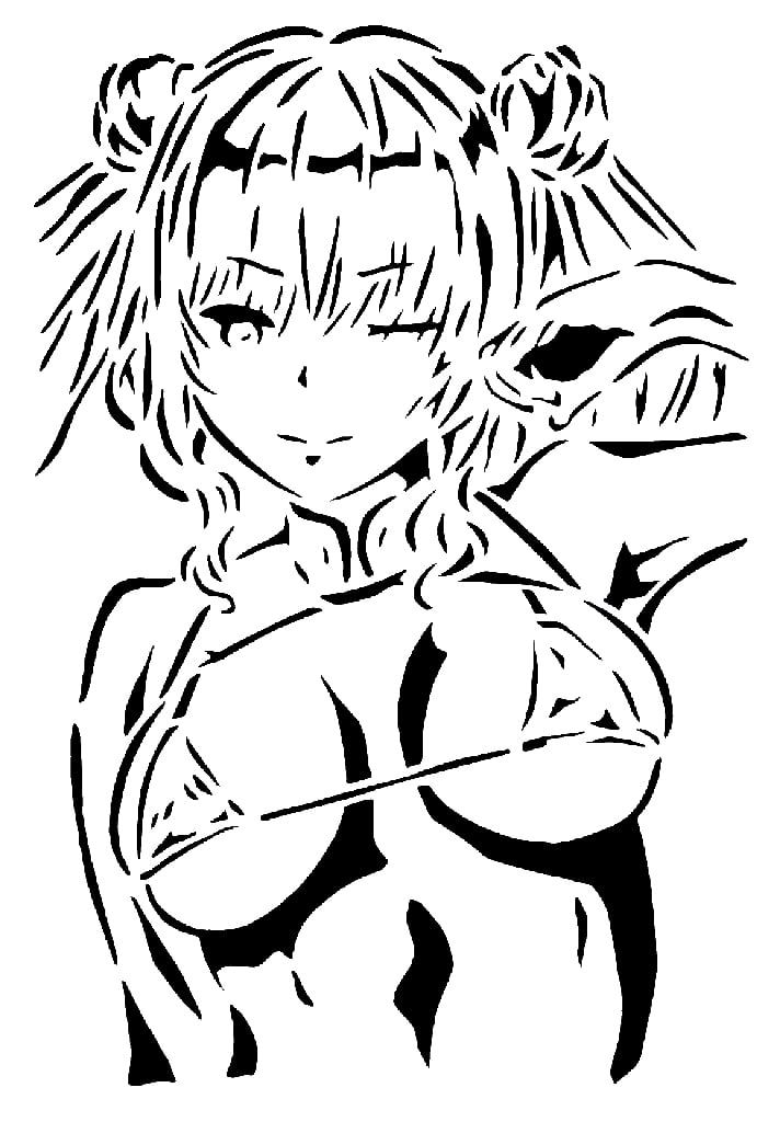 Anime beach girl 3