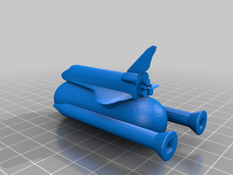 Low Poly Space Shuttle Lift Off