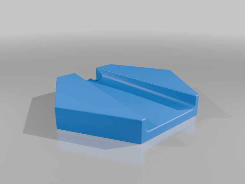 Gravitrax compatible mini catcher (flat) for catching marbles better than a mere straight line (Fusion file included)