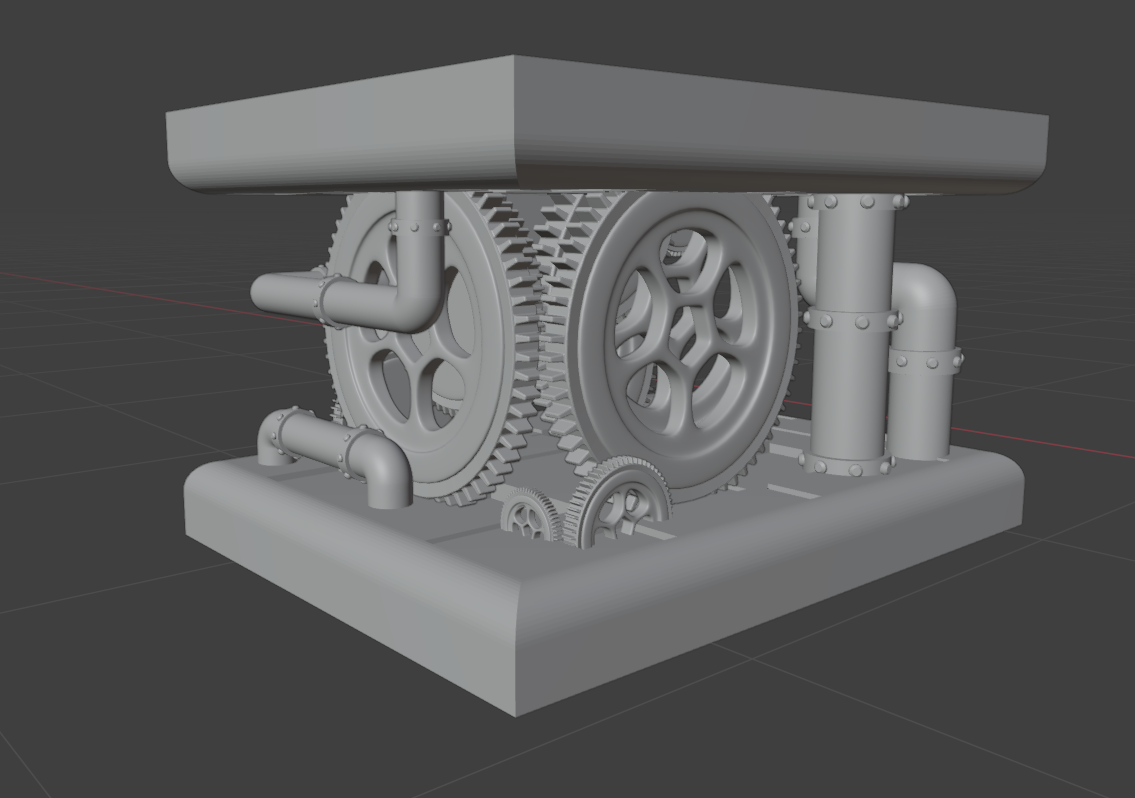 Steam Punk Light Base Custom Feet