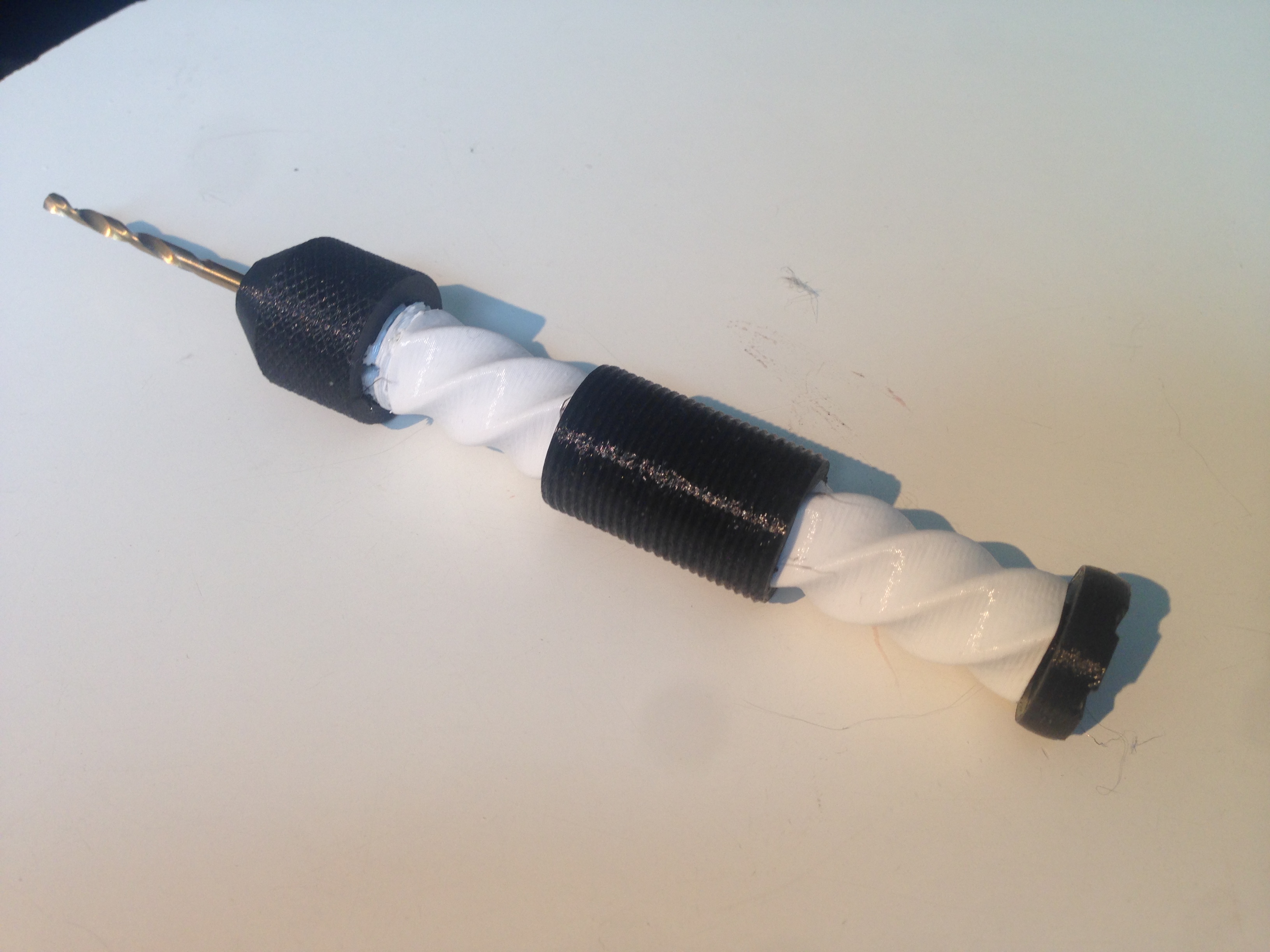 Long Slider for Push Drill with Adjustable Chuck