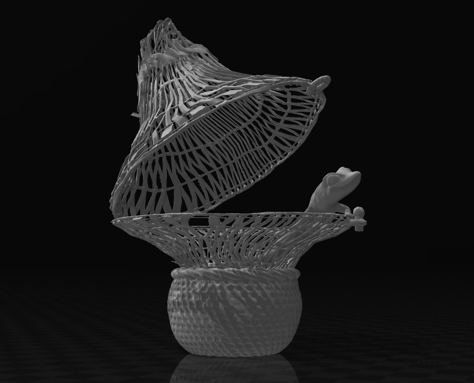Boba Fett's Hallucinogenic lizard in Weaved Basket