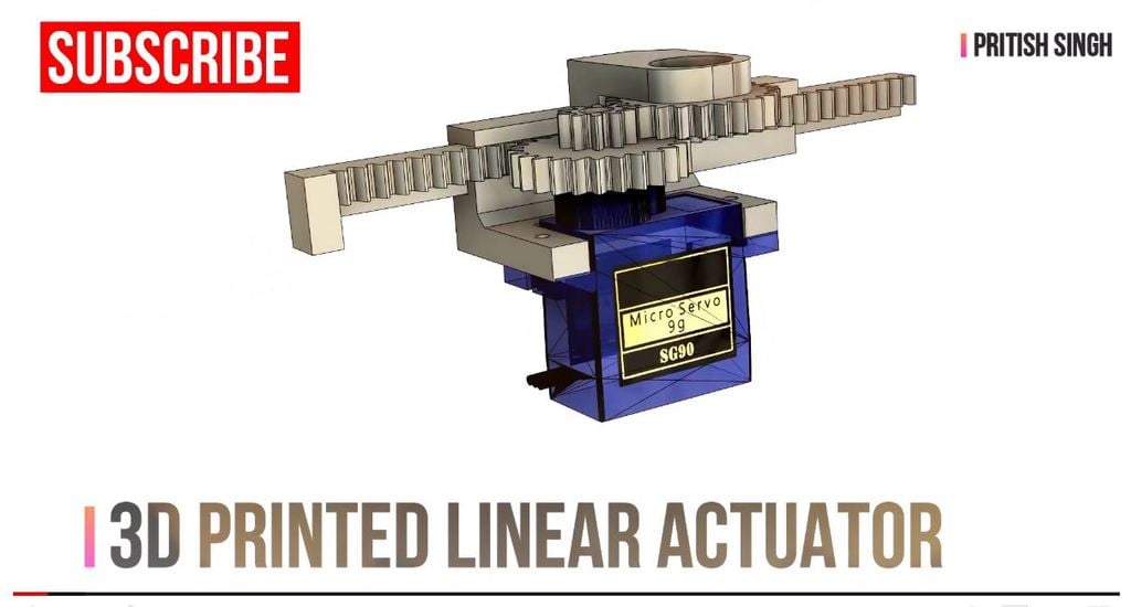 Linear Servo Actuator with full Positional Control and long travel