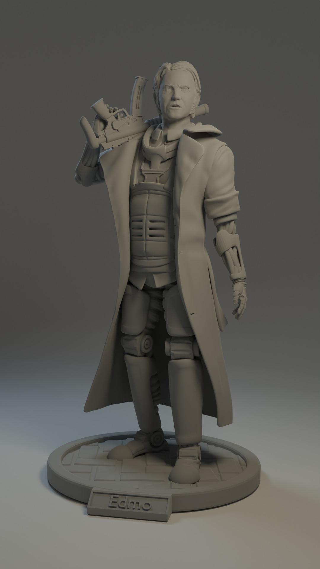 Edmo the Cyborg - Tabletop Miniature