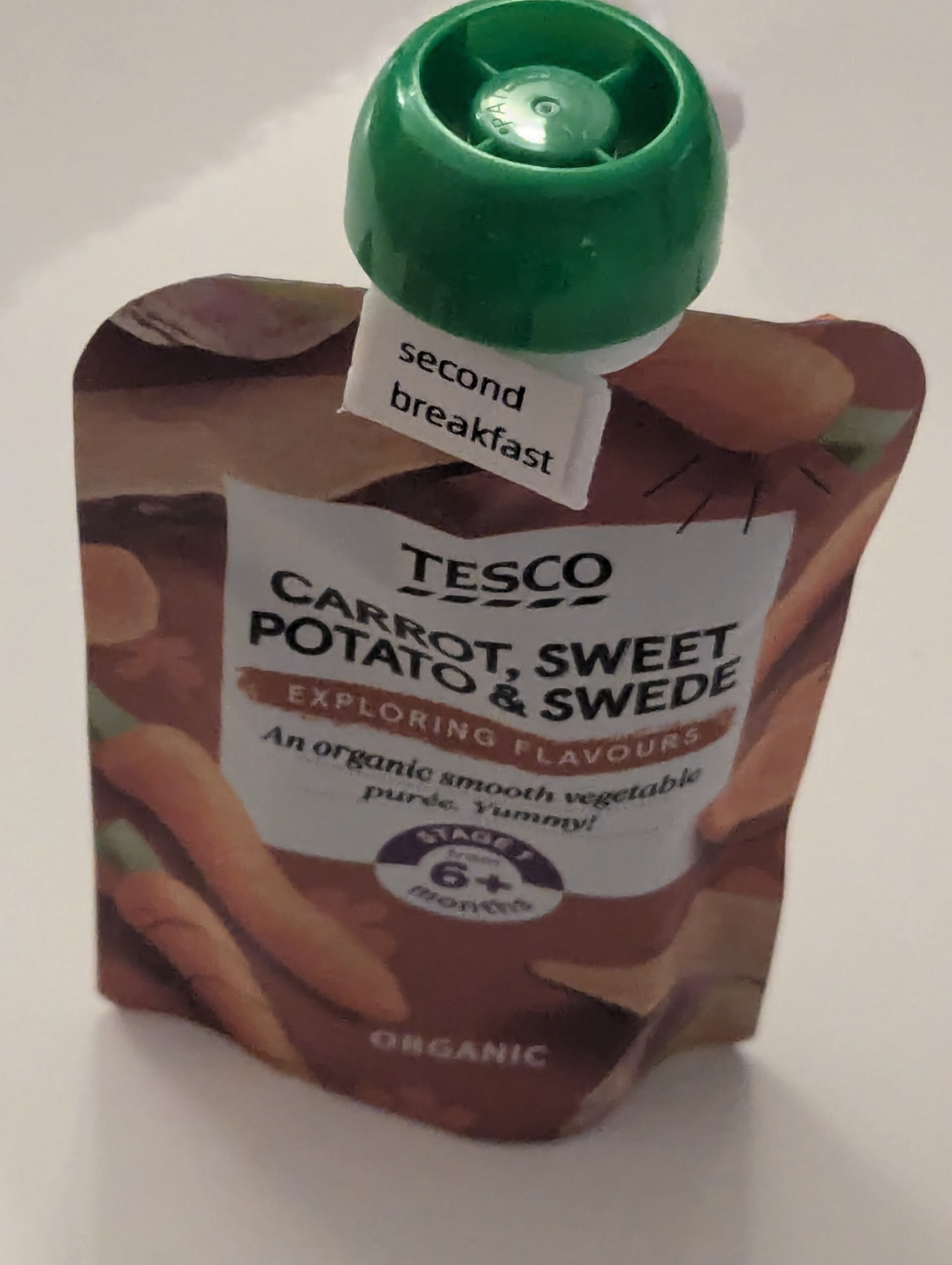 food pouch name tag