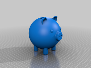 Piggy Bank - Minimalistic Style