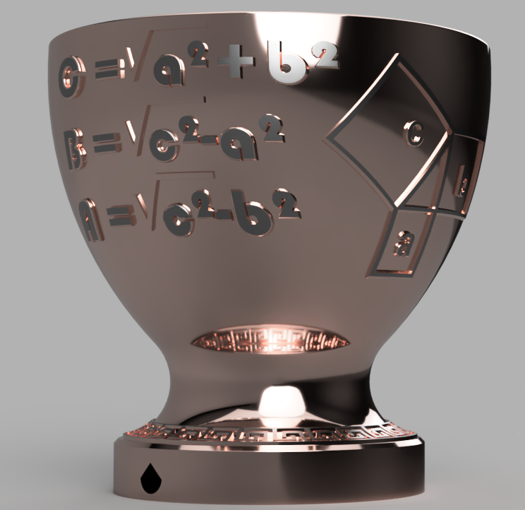 Pythagorean cup ( 2 versions )